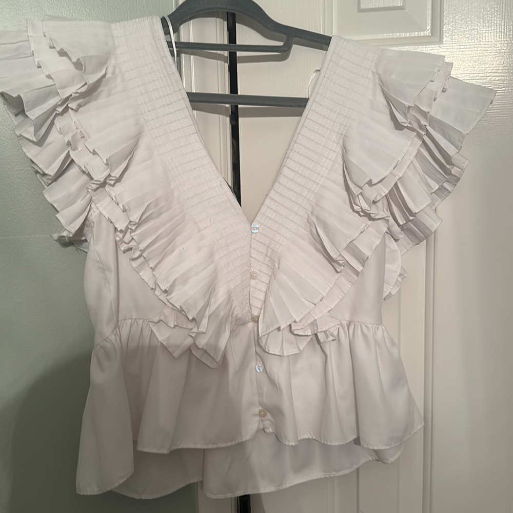 Zara Ruffle top - Picture 2 of 3